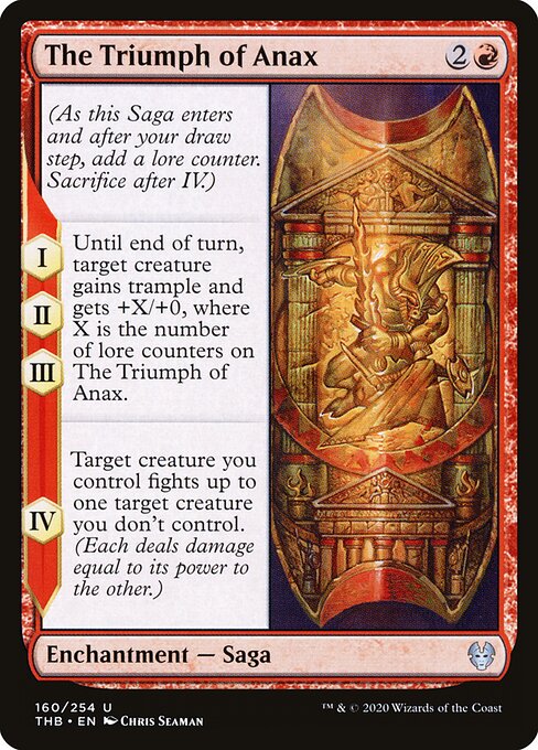 The Triumph of Anax — Front