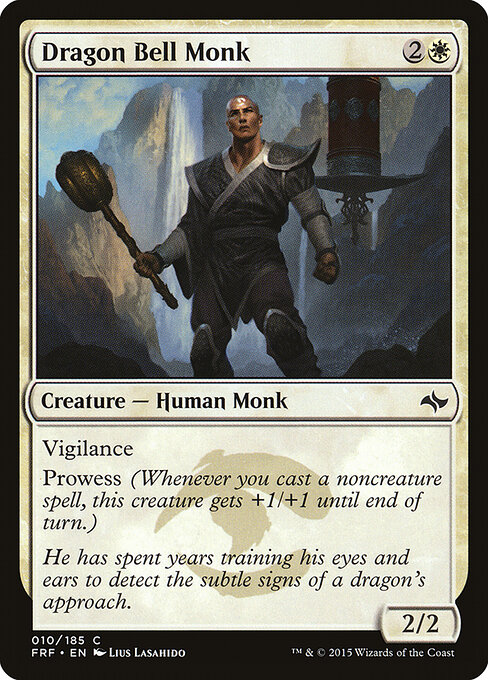 Dragon Bell Monk — Front