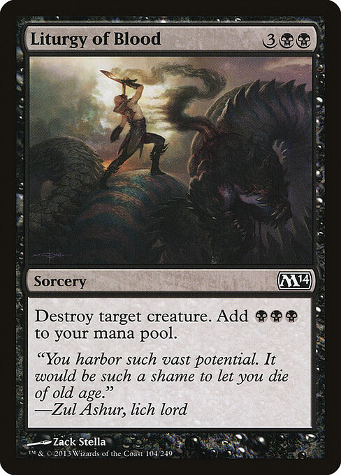 Liturgy of Blood — Front