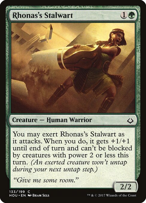 Rhonas's Stalwart — Front