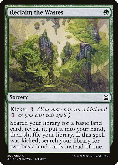 Reclaim the Wastes — Front