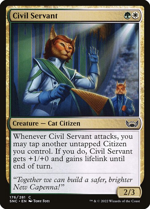 Civil Servant — Front