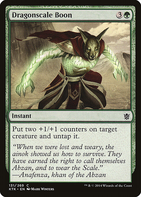Dragonscale Boon — Front
