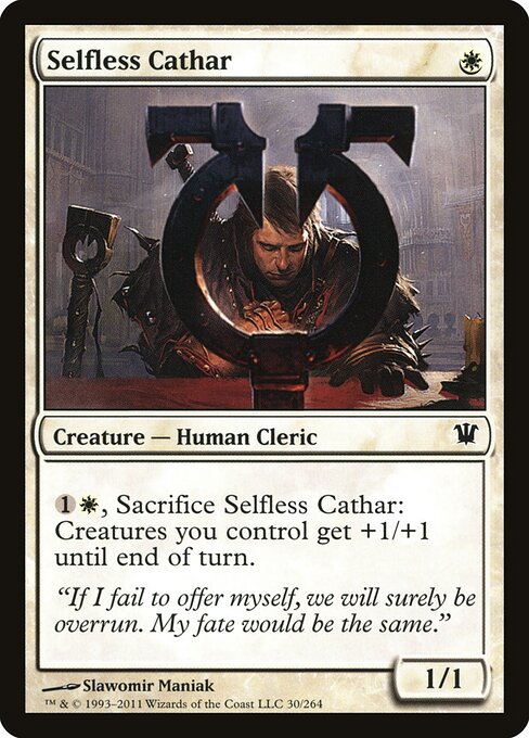 Selfless Cathar — Front