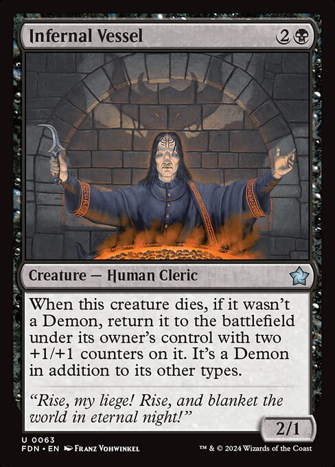 Infernal Vessel — Front