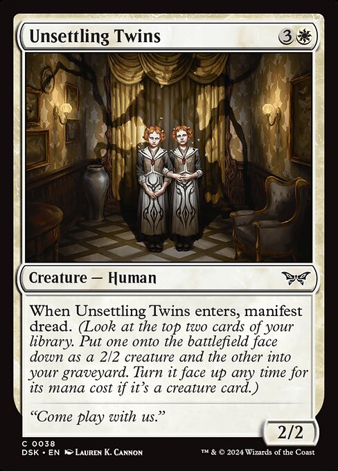 Unsettling Twins — Front