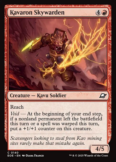 Kavaron Skywarden — Front