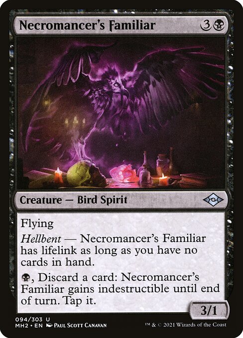 Necromancer's Familiar — Front
