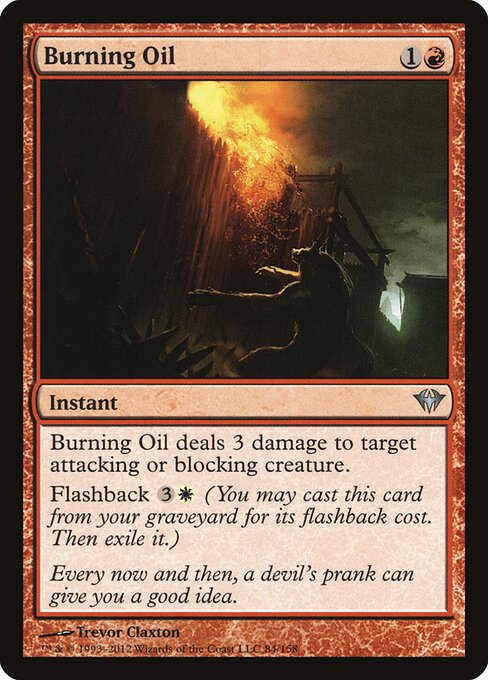 Burning Oil — Front