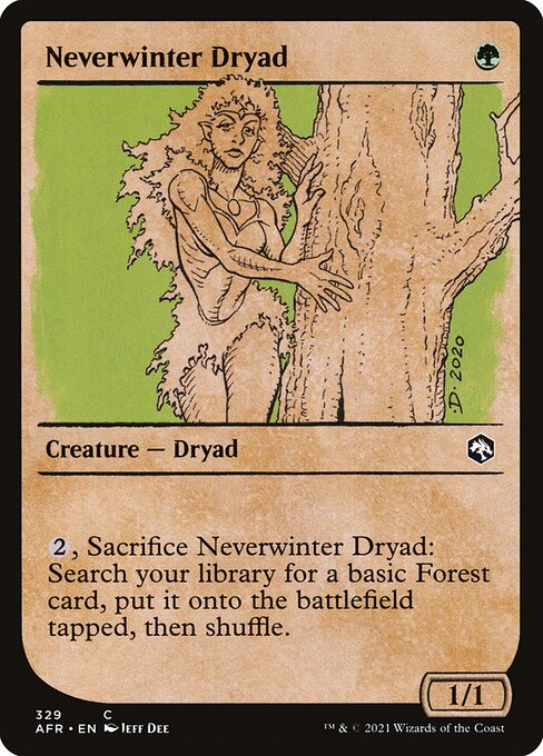 Neverwinter Dryad (Showcase) — Front