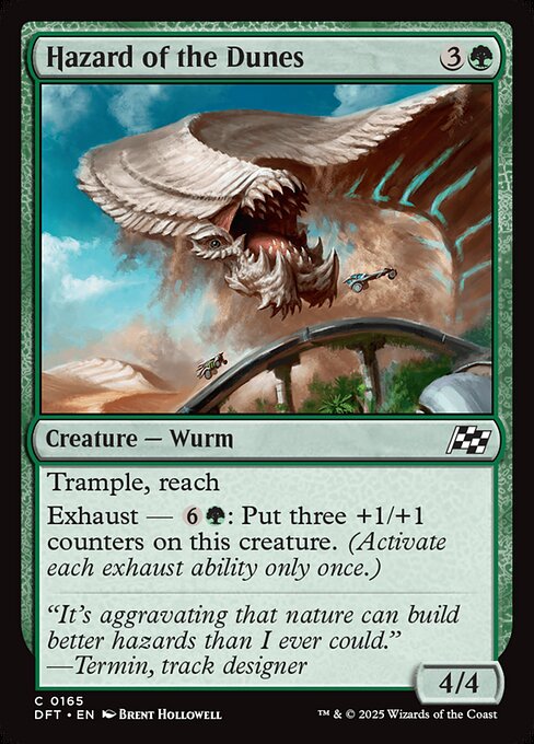 Hazard of the Dunes — Front