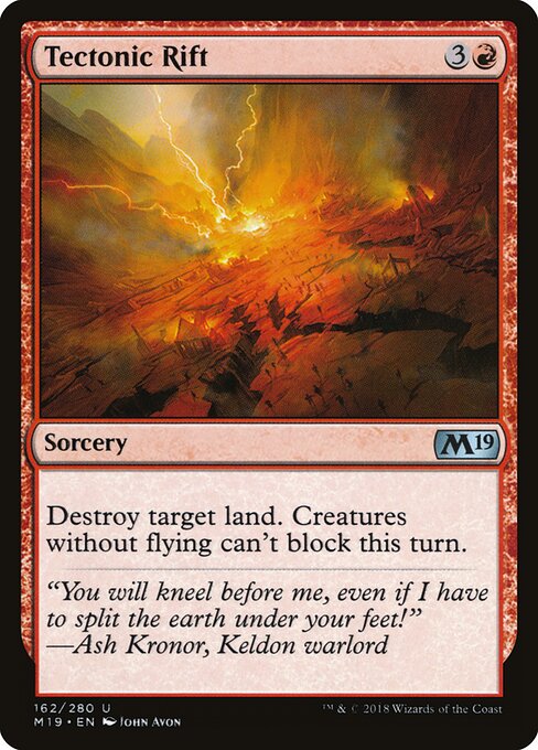 Tectonic Rift — Front