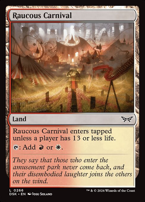 Raucous Carnival — Front