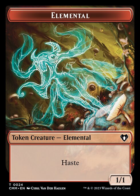 Elemental (0024) // Dragon (0021) Double-Sided Token