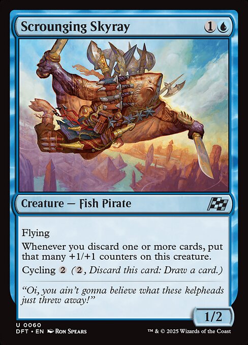 Scrounging Skyray — Front