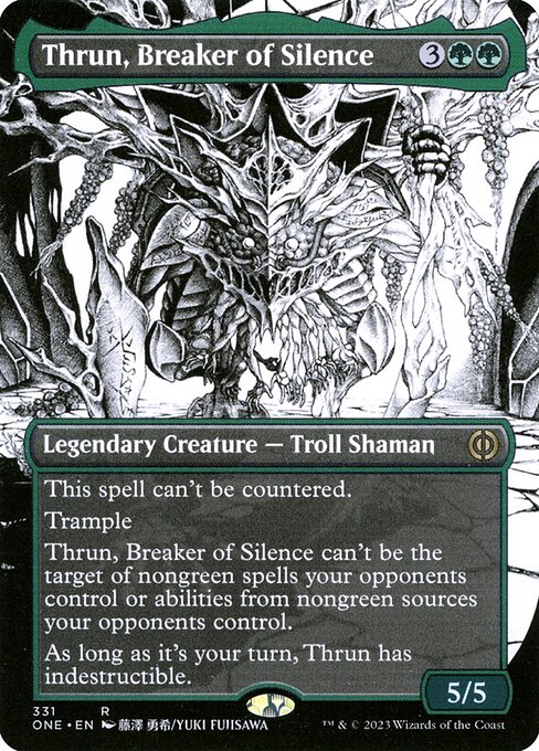 Thrun, Breaker of Silence (Borderless) — Front