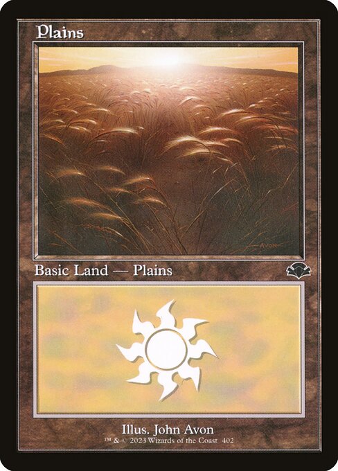 Plains (402) (Retro Frame) — Front