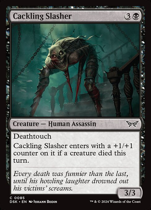 Cackling Slasher — Front