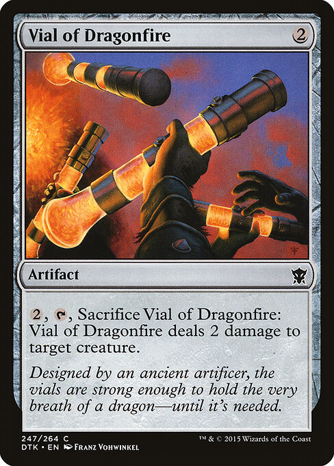 Vial of Dragonfire — Front