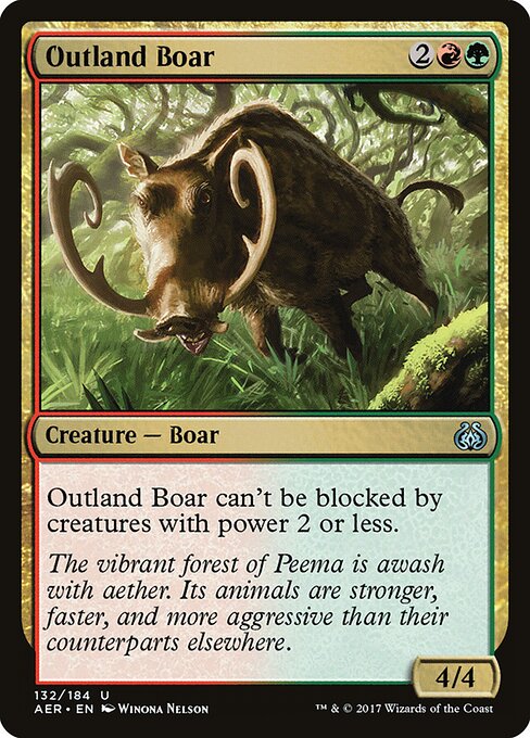 Outland Boar — Front