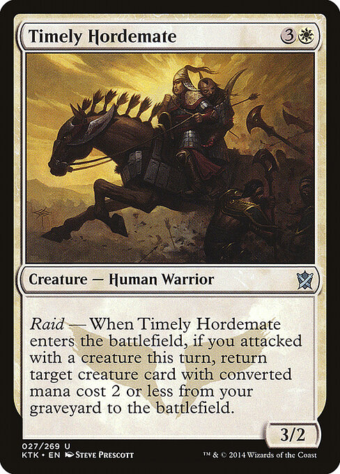Timely Hordemate — Front