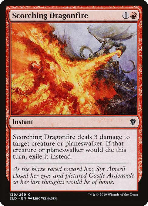 Scorching Dragonfire — Front