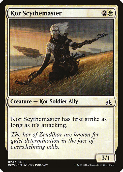 Kor Scythemaster — Front