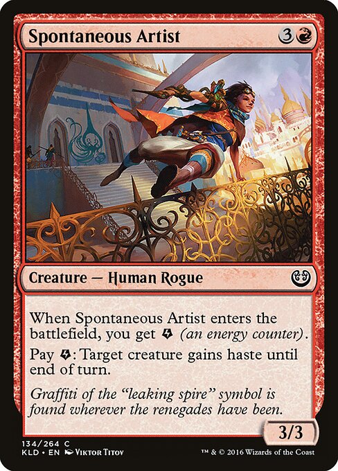 Spontaneous Artist — Front