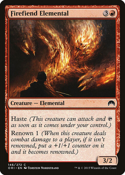 Firefiend Elemental — Front