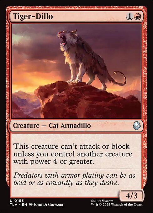 Tiger-Dillo — Front