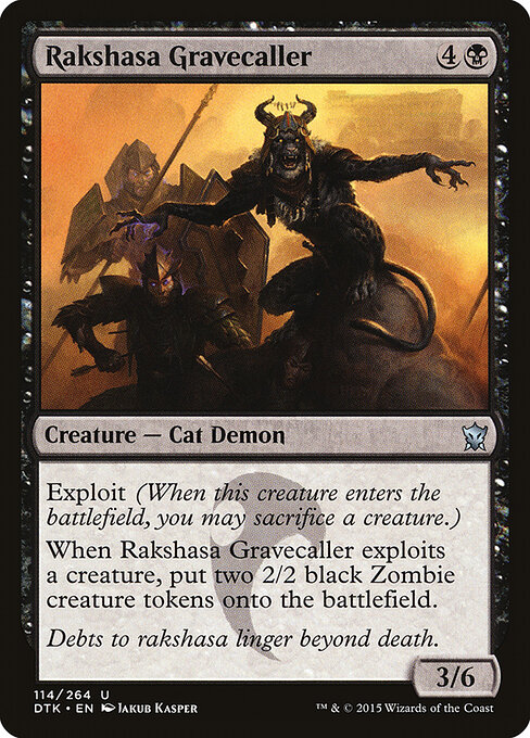Rakshasa Gravecaller — Front