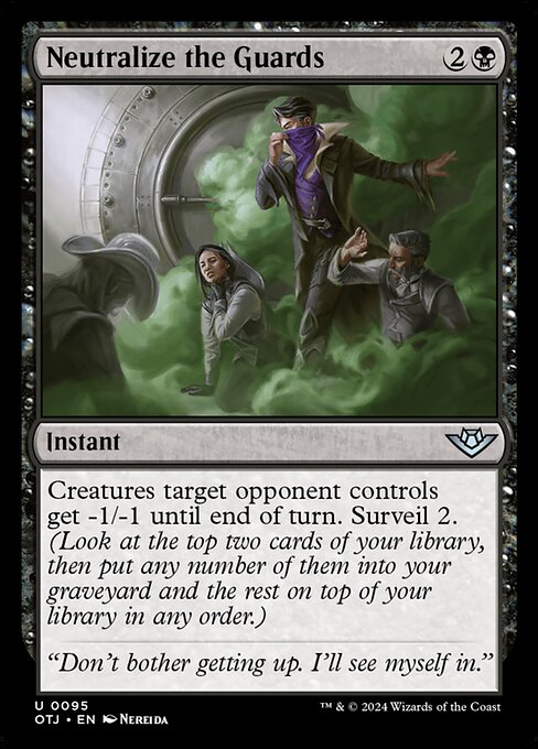 Neutralize the Guards — Front