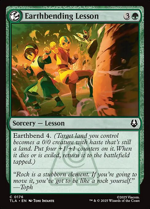 Earthbending Lesson — Front