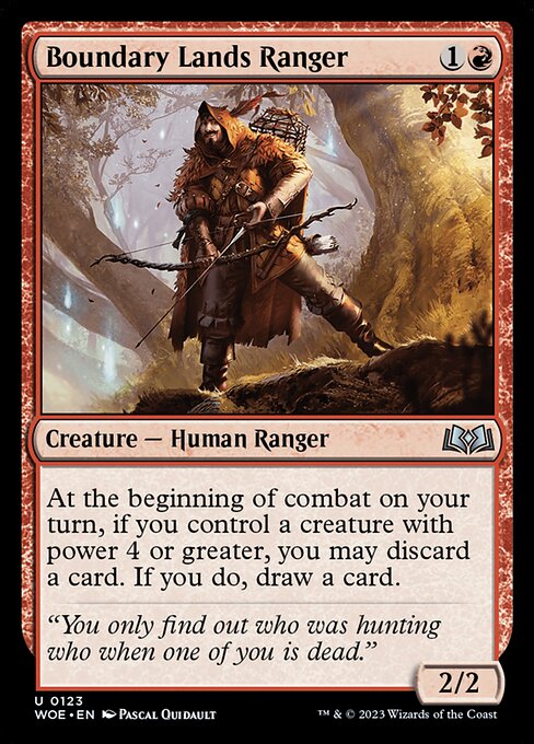 Boundary Lands Ranger — Front