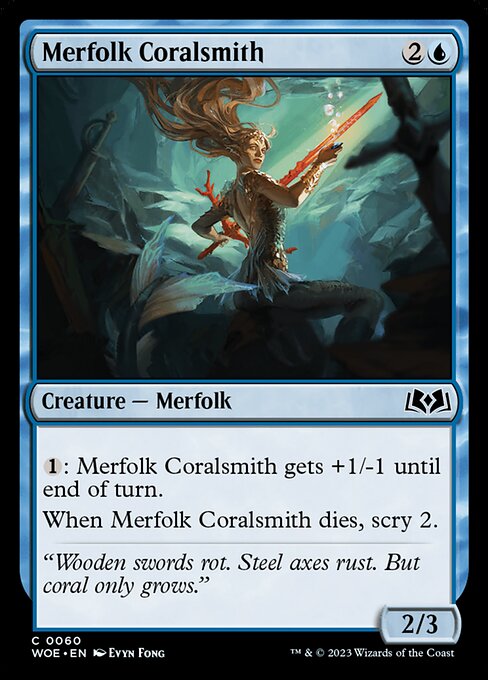 Merfolk Coralsmith — Front