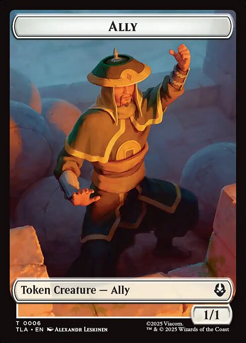 Ally (0006) // Clue (0017) Double-Sided Token — Front — Ally