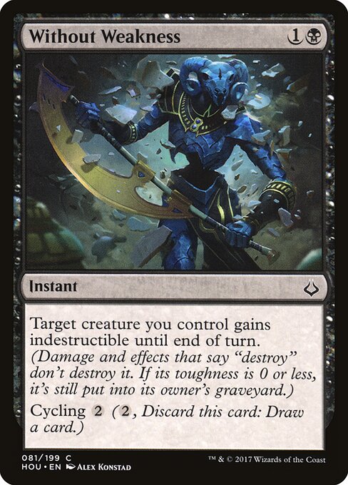 Without Weakness — Front