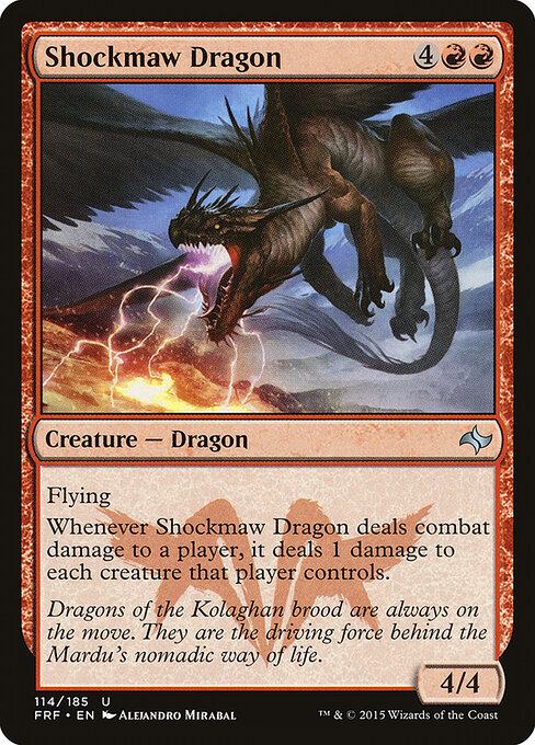 Shockmaw Dragon — Front