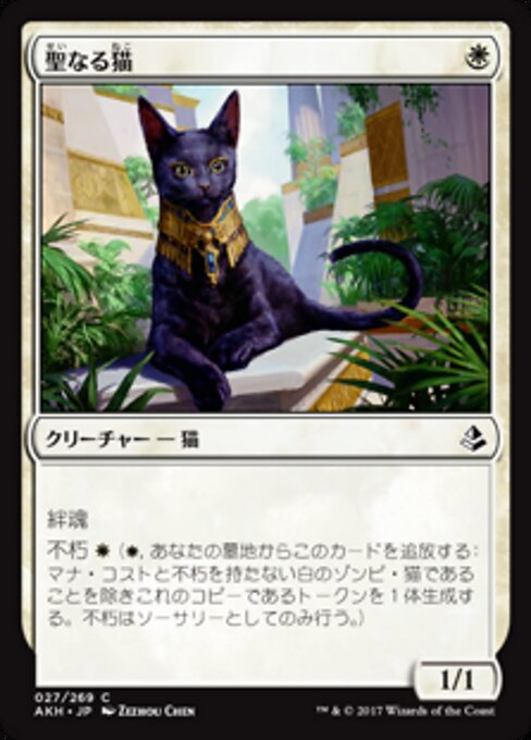Sacred Cat — Front