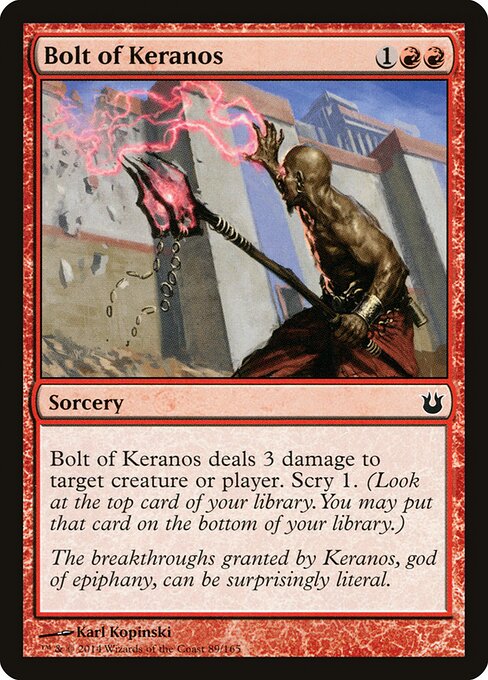 Bolt of Keranos — Front