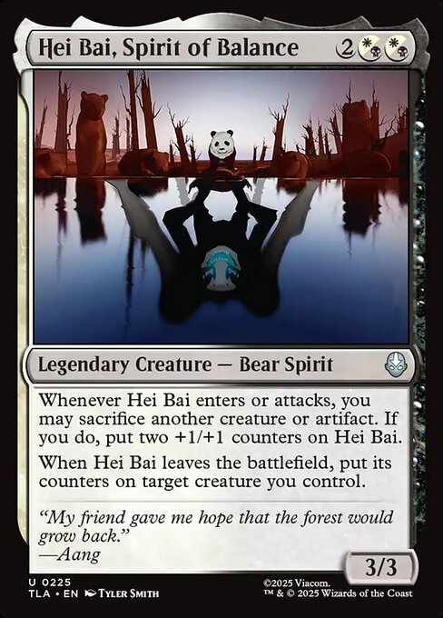 Hei Bai, Spirit of Balance — Front