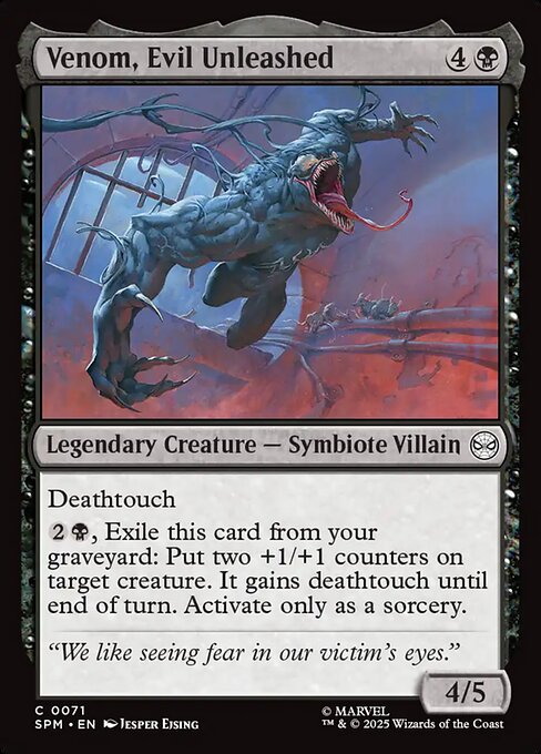 Venom, Evil Unleashed — Front