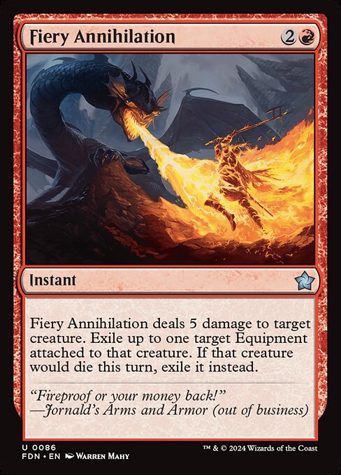 Fiery Annihilation — Front