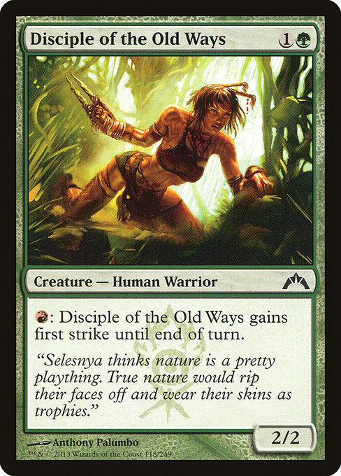 Disciple of the Old Ways — Front