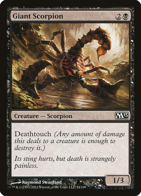 Giant Scorpion — Front