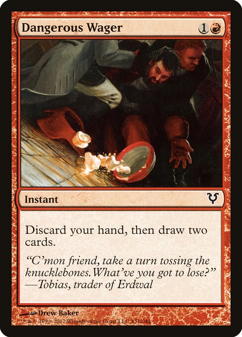 Dangerous Wager — Front