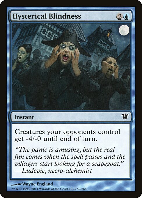 Hysterical Blindness — Front