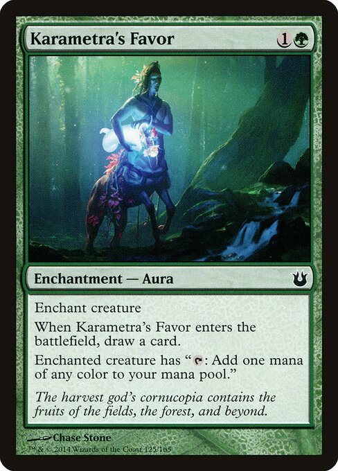 Karametra's Favor — Front