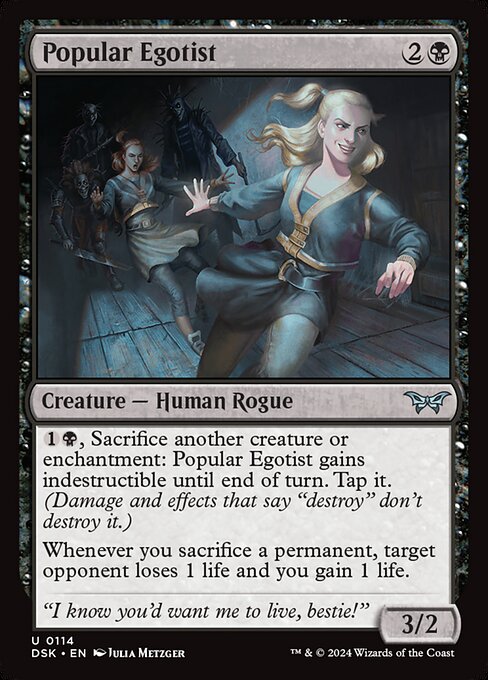 Popular Egotist — Front