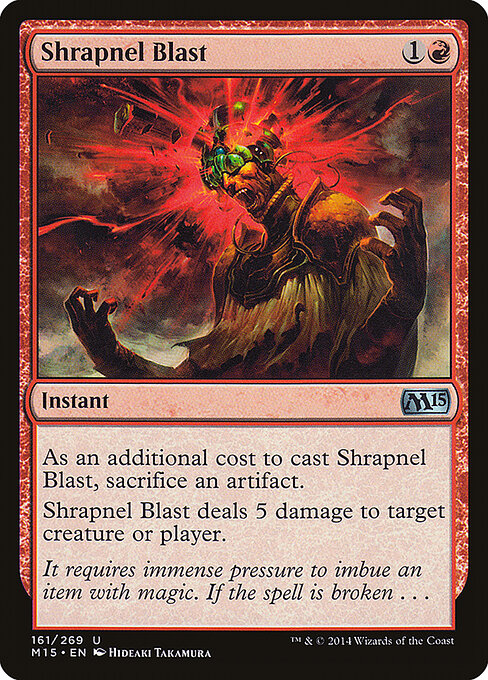 Shrapnel Blast — Front